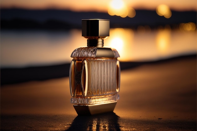 parfum de luxe à la plage