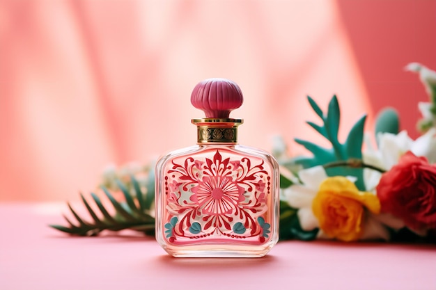 Parfums inspirés de la broderie mexicaine Scented Elegance dans une palette vibrante de rose