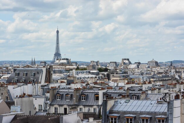 Paris depuis le toit du Centre Pompidou