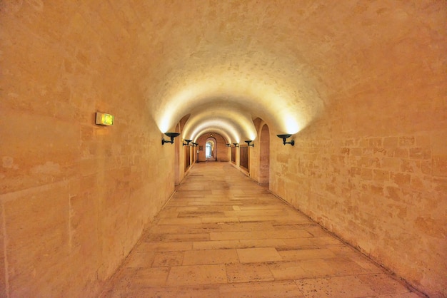 PARIS FRANCE 05 JUILLET 2016 à l'intérieur des cryptes souterraines du mausolée français des Grands Peuples de France le Panthéon à Paris