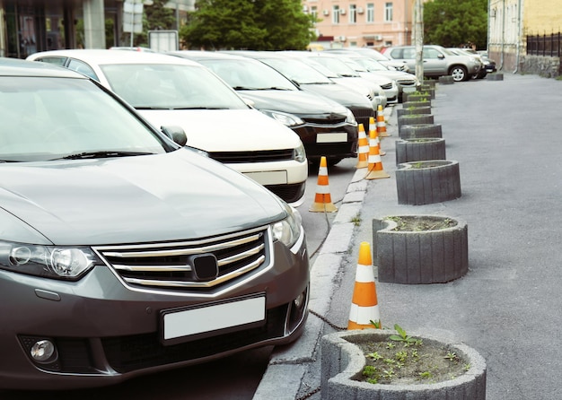 Photo parking dans la grande ville