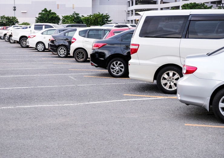 Photo parking dans la ville