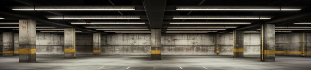 Photo parking souterrain vide