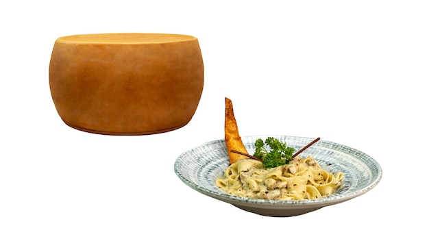 Parmesan et pâtes