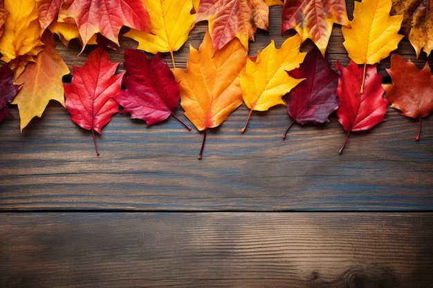 Éparpillement de feuilles de chêne sèches d'automne sur la pelouse en journée ensoleillée en gros plan de feuilles tombées colorées en