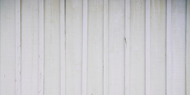 Parquet en bois vertical blanc utilisé fond de plancher de texture de bois de planche