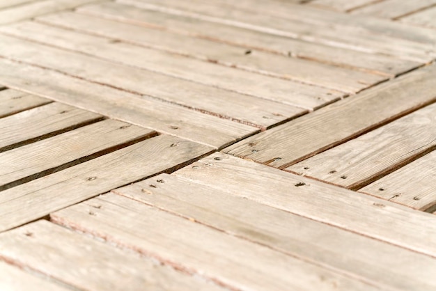 Parquet en fond de planches de bois