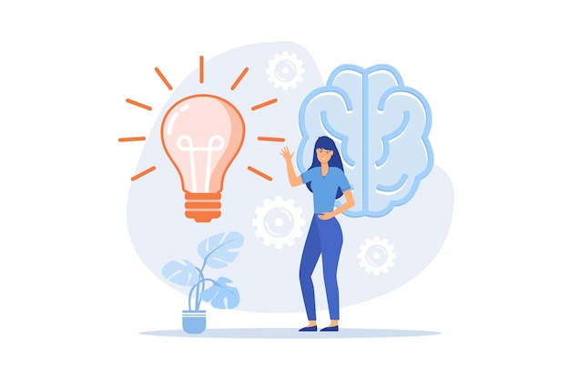 Partage et recherche d'idées d'affaires. collaboration brainstorming et réunion de créatifs