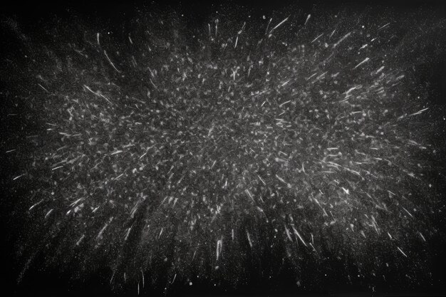 Photo particules de craie fines sur la surface sombre du tableau noir