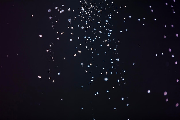 Photo particules flottantes poudre flottante particules de feu particules contexte