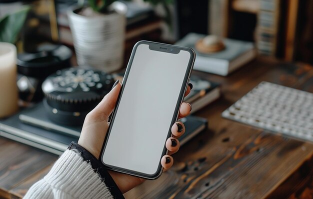 Photo une partie du corps d'une femme asiatique avec une veste en jean sur l'épaule en utilisant une application dans un téléphone intelligent à côté d'un chemin de fer avec la technologie au premier plan