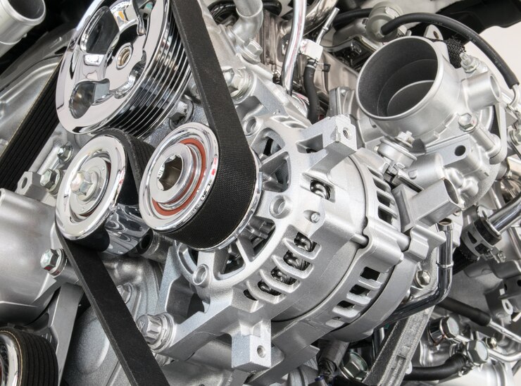 Partie du moteur de voiture