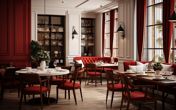 Photo partition vintage de style français salle à manger