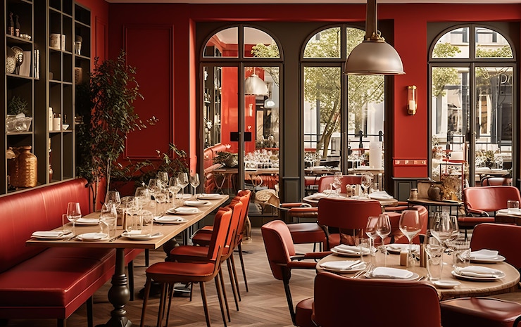 Photo partition vintage de style français salle à manger