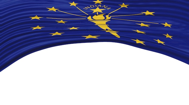 Passeport du drapeau de l'État de l'Indiana