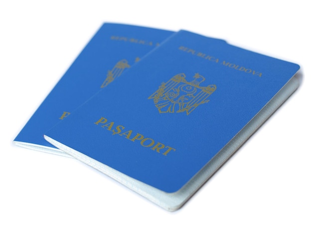 Passeport moldave isolé