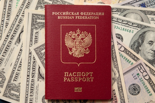 Passeport russe sur les dollars