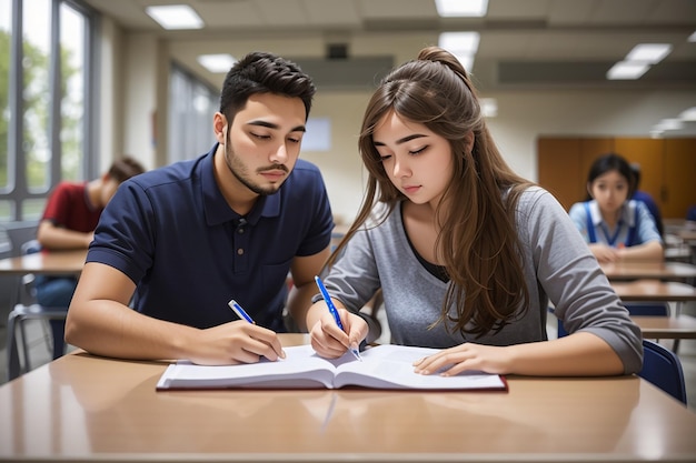 Passer un test à l'université