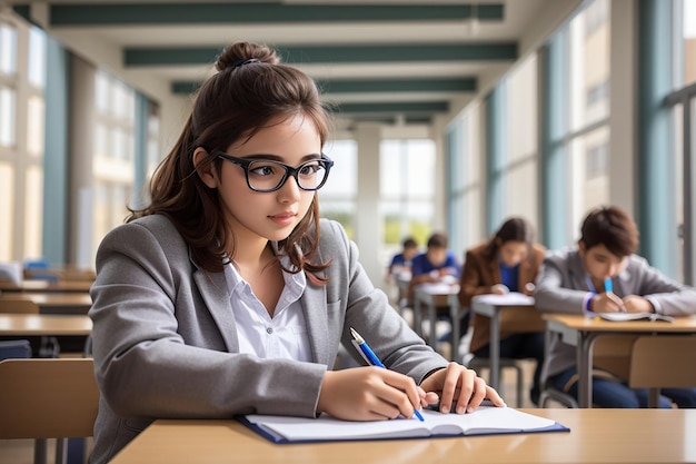 Passer un test à l'université