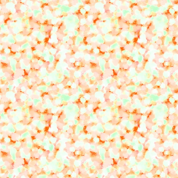 Pastel beige orange vert abstrait texturé coups de pinceau modèle sans couture taches de couleur répéter l'impression