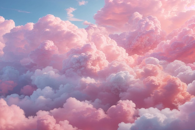 Pastel Clouds BackgroundPastel Background Clouds Background ai généré