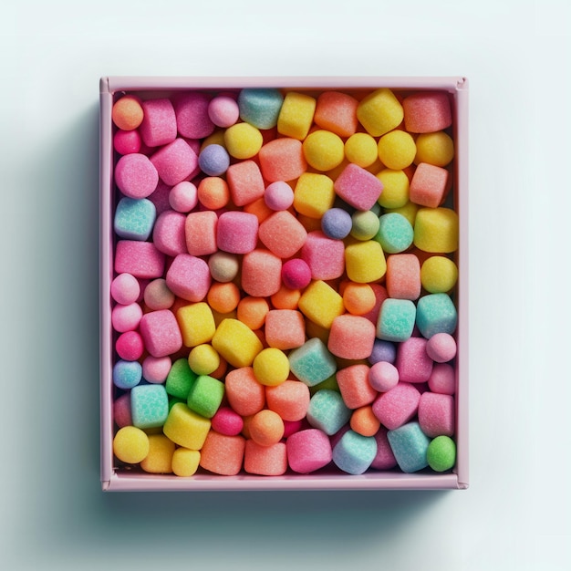 pastels de bonbons de couleur