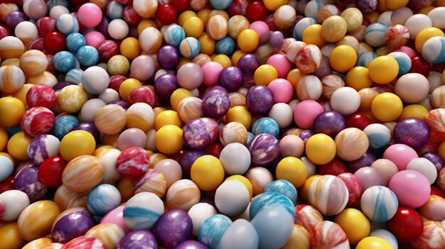 pastels de bonbons de couleur