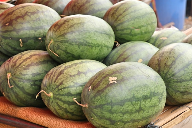 pastèque à la nourriture de rue