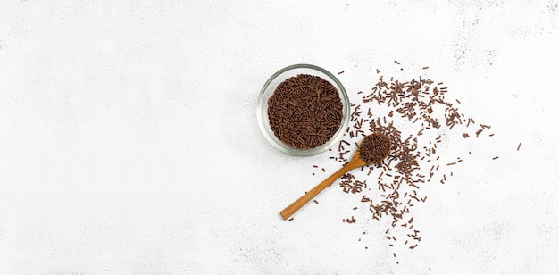 Pastilles de chocolat pour vermicelles