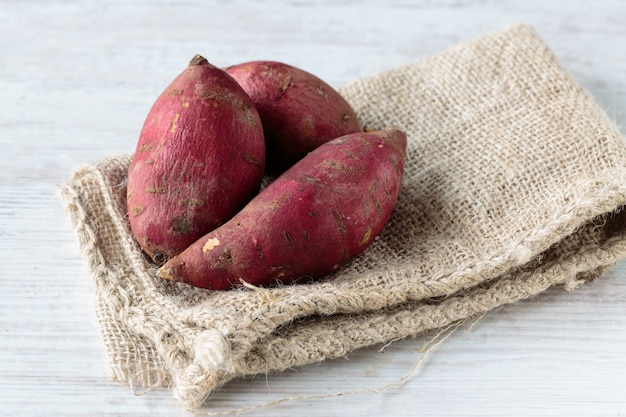 Patates douces rouges