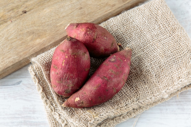 Patates douces rouges