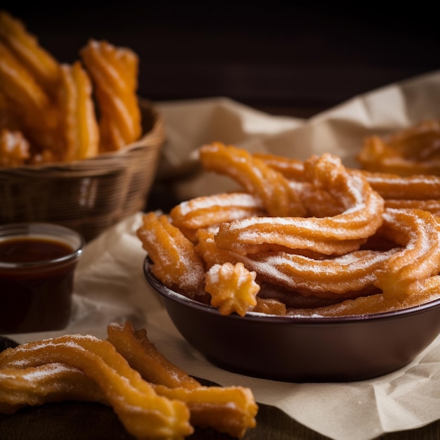 Patates frites fraîches et croustillantes