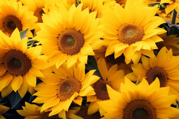 Des patchwork de tournesols en couette d'été