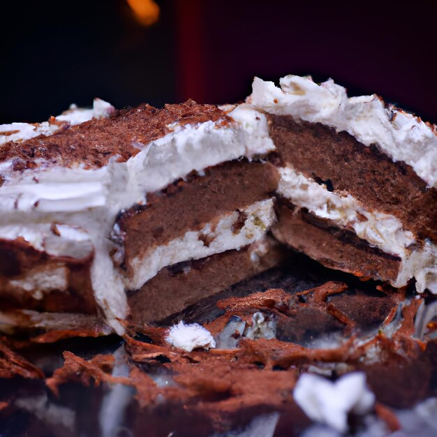 Photo pâte à la crème au chocolat