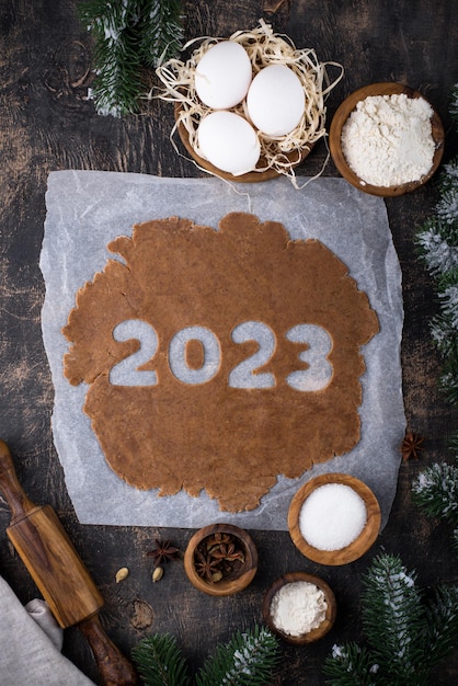 Pâte à pain d'épices pour biscuits en forme de 2023