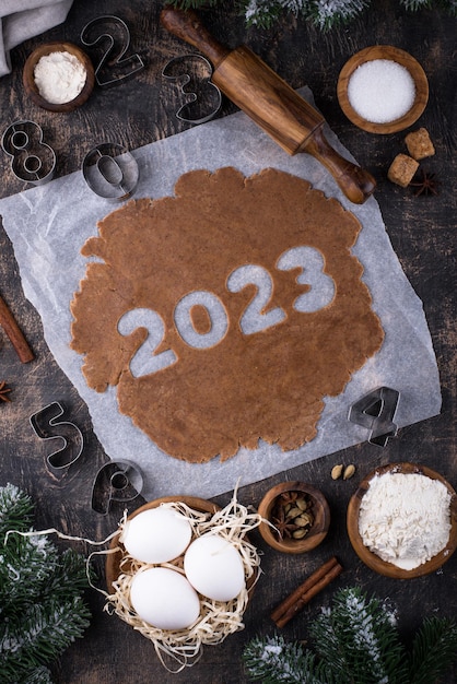 Pâte à pain d'épices pour biscuits en forme de 2023