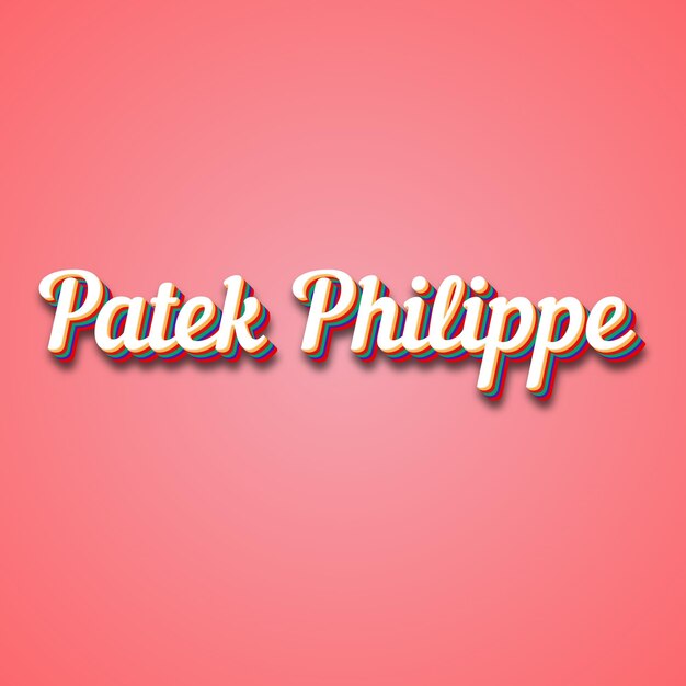 Photo patek philippe effet de texte photo image cool