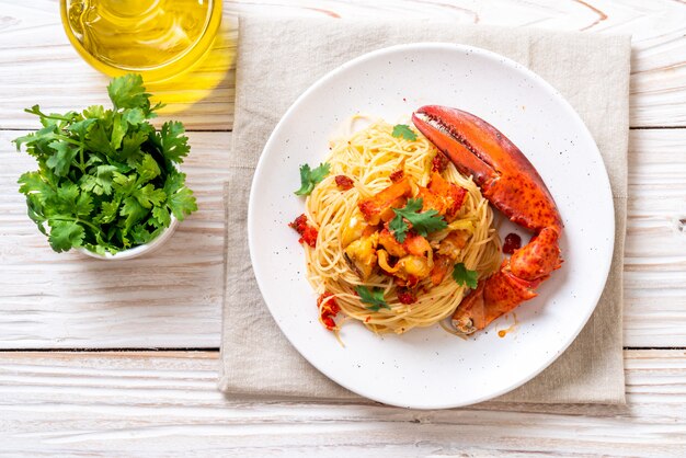 Pâtes all'astice ou spaghetti au homard