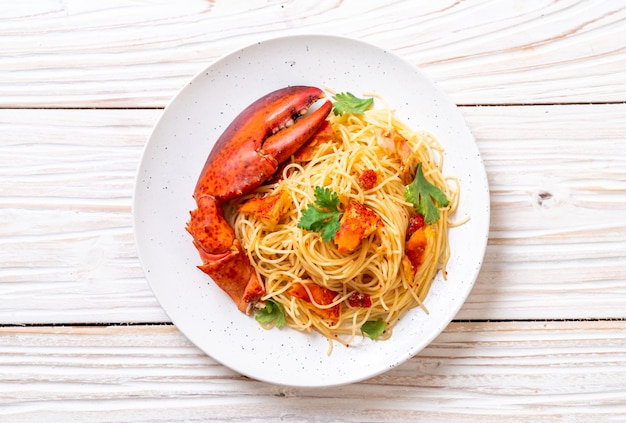 Pâtes all'astice ou spaghetti au homard