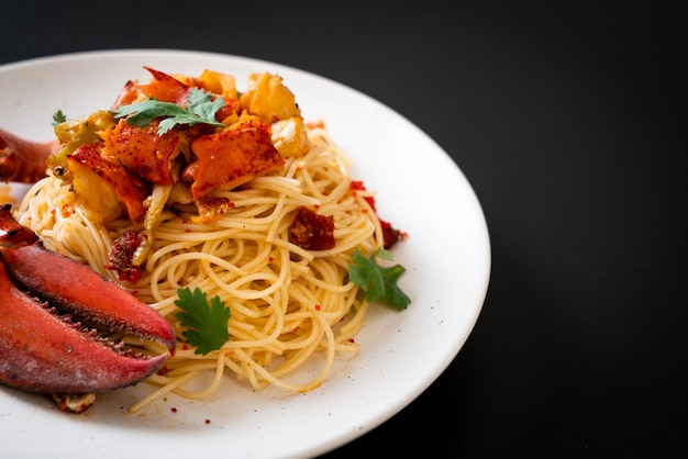 Pâtes all'astice ou spaghettis au homard