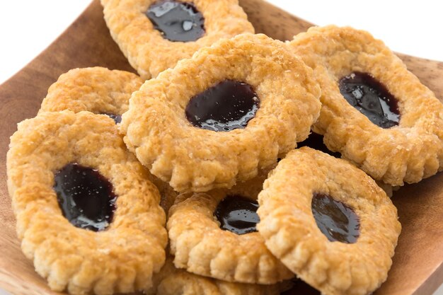 pâtes au biscuit aux bleuets