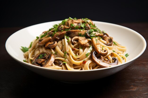 Pâtes aux champignons d'huître