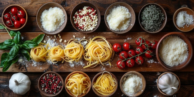 Photo les pâtes classiques sur le fond de la cuisine, le régime alimentaire et le concept alimentaire