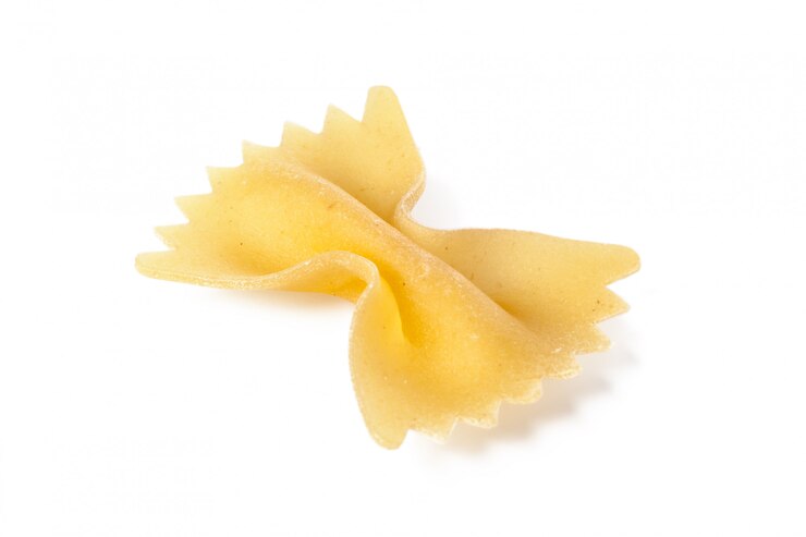 Photo pâtes isolées