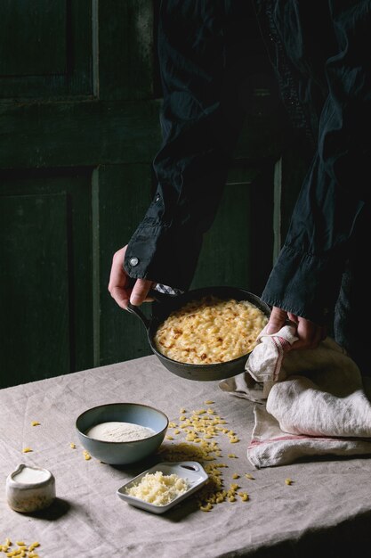 Pâtes italiennes au fromage