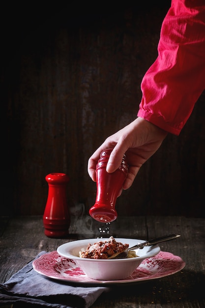 Pâtes à la sauce bolognaise