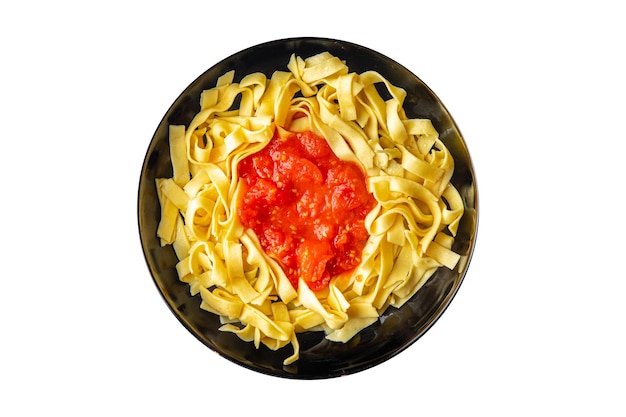 pâtes sauce tomate Fettuccine légumes tagliatelles repas linguini collation