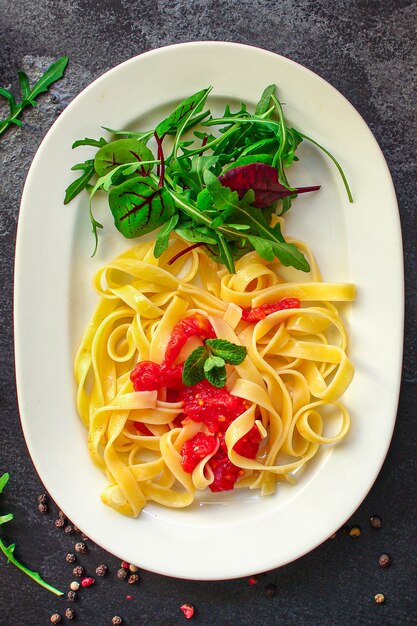 pâtes tagliatelles sauce tomate