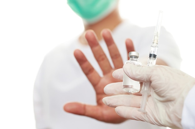 Les patients ont peur des seringues et des vaccins.