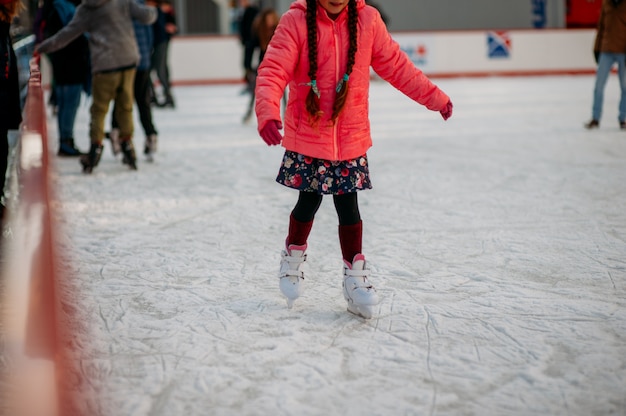 Photo patinage sur patinoire